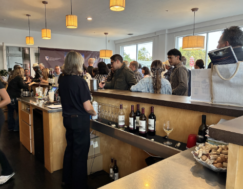 Wine tasting at Estate Crush